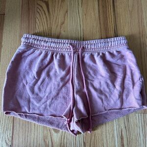 Coral pink shorts